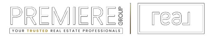 PREMIER Group and Real Broker combined logo